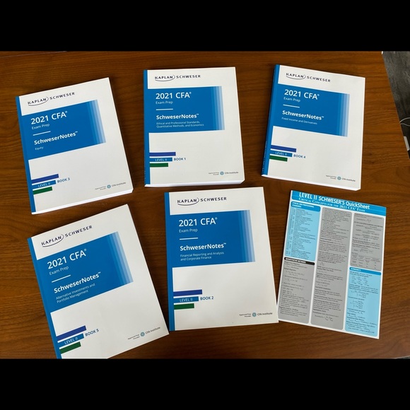 2021 CFA Level II Schweser Notes 激安販壳サイト CFA Level2 Exam Practice Notes, Schweser 参考書